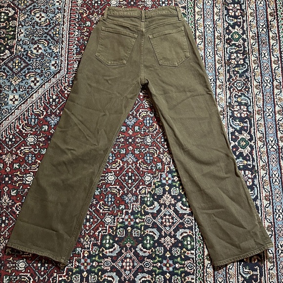 Abercrombie Curve Love High Rise 90s Relaxed Jeans Brown Size 27 - Picture 4 of 8